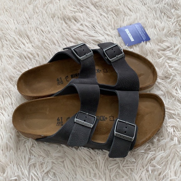 NWB Birkenstock Arizona Nubuck leather sandals - Picture 5 of 11